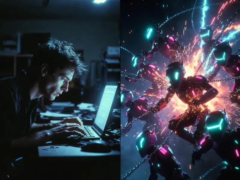 Shift from traditional chatbots to agent based AI in 2026