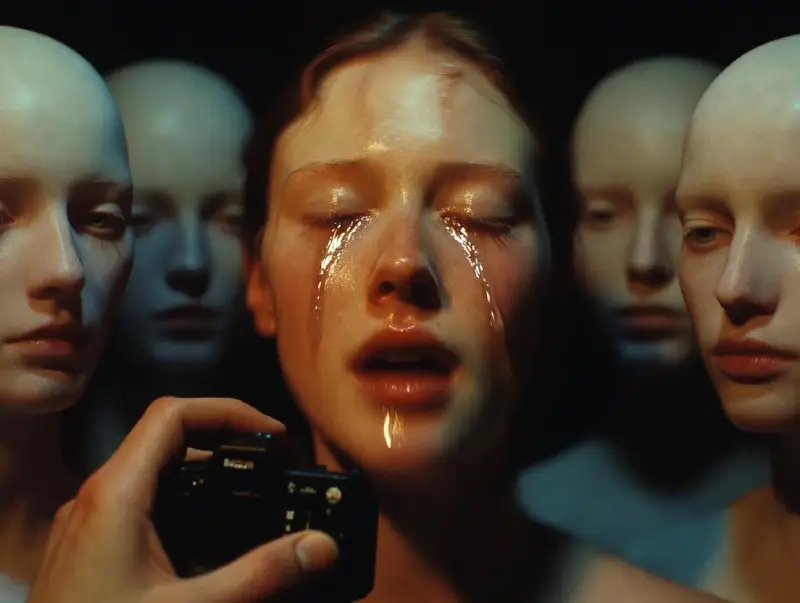 2026 photography trend embracing raw emotion over AI perfection in vibrant cinematic capture