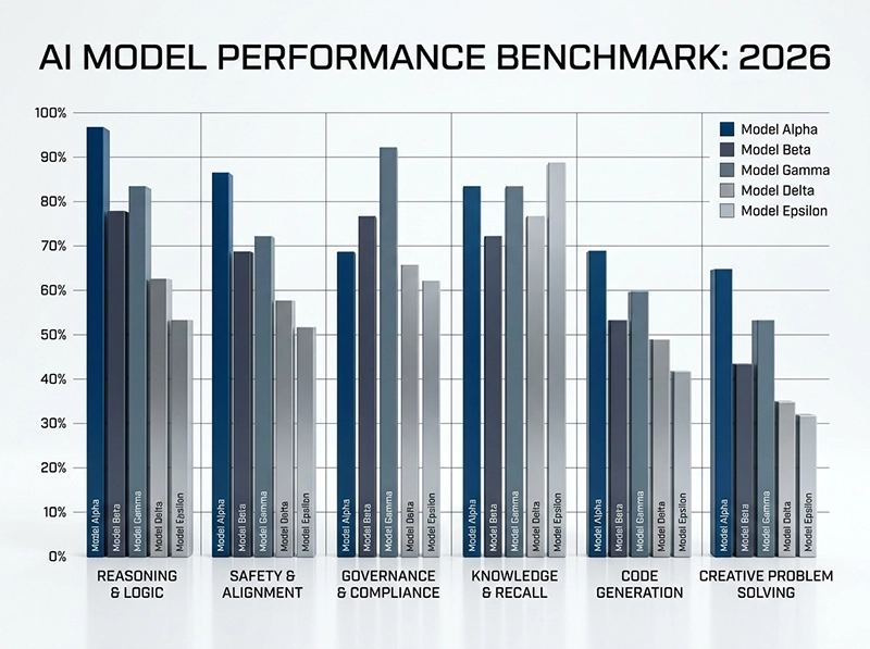 Comparative benchmark chart showing Agentic AI Security performance and risk mitigation