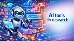 AI tools for research With Robot Ai Cover
