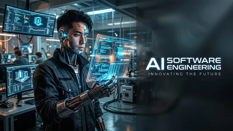AI software engineering cinematic cover image