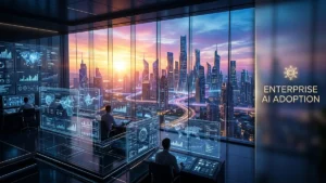 Enterprise AI Adoption poster-style cover image for article
