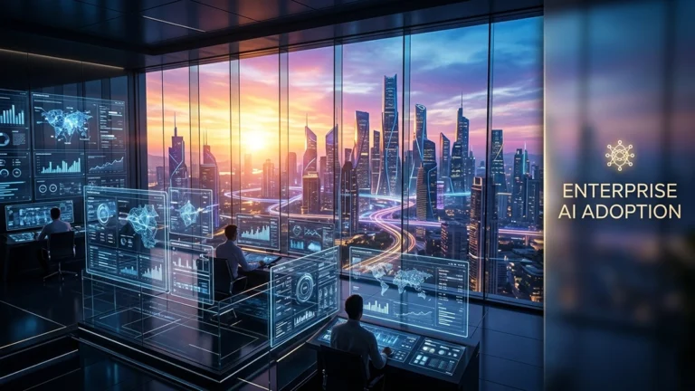 Enterprise AI Adoption poster-style cover image for article