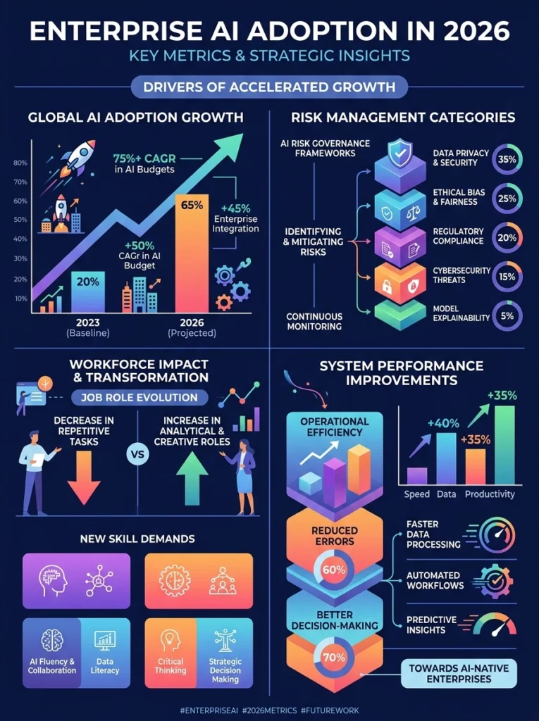 enterprise AI adoption infographic