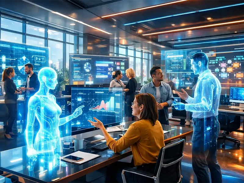 AI agents for business automation future concept