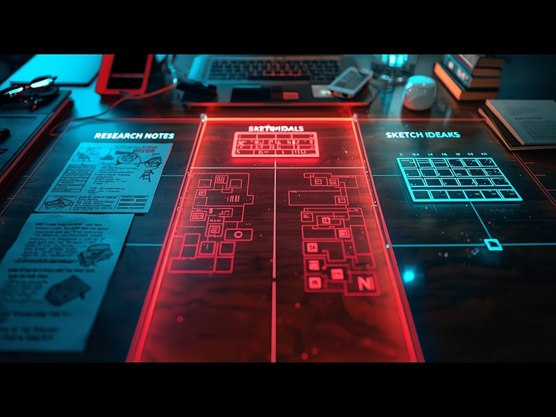 Cinematic real-life depiction of AI use cases integrated into everyday work