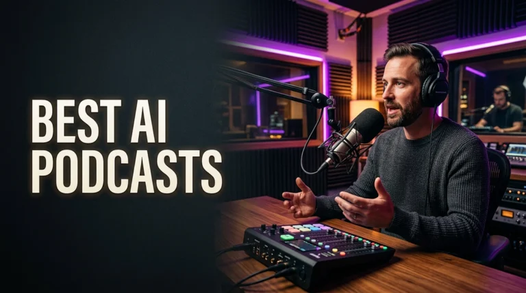 A high-end production studio setup demonstrating the best ai podcasts creation workflow.
