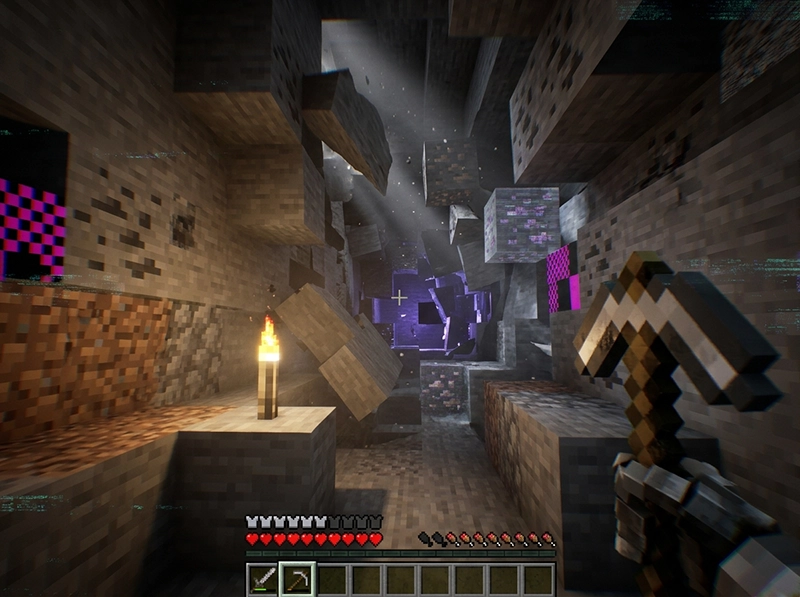 A visual representation of neural hallucinations and 20 FPS motion blur in an AI simulator environment.