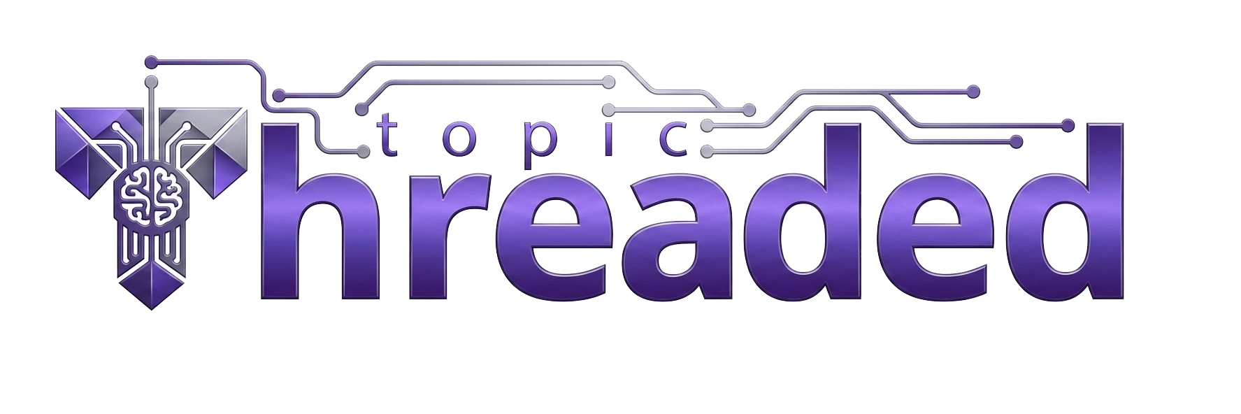 text logo for threadedtopic
